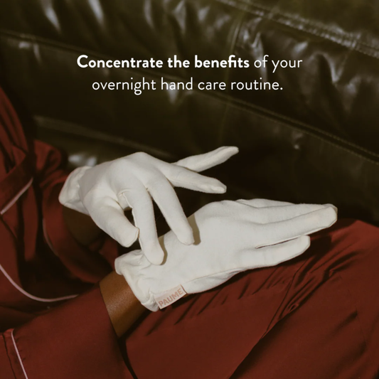 Paume - Gants de nuit en coton biologiques
