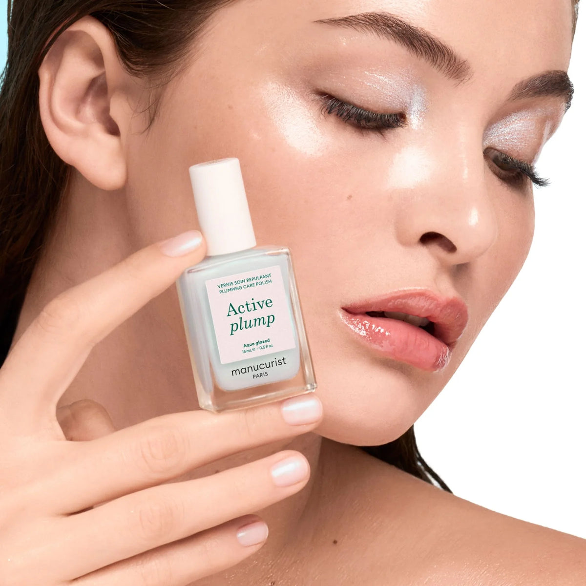 Manucurist - Vernis soin active plump (Aqua glazed)
