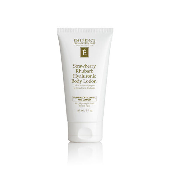 Éminence - lotion corporelle aux rhubarbe et fraises