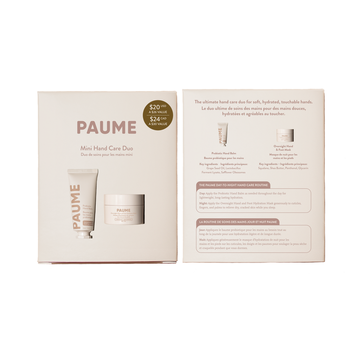 Paume - Mini duo soin des mains