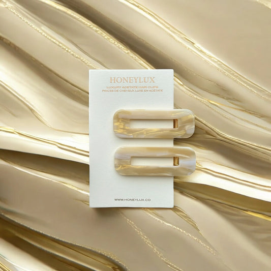 Honeylux - Ensemble de deux barrettes - Blond