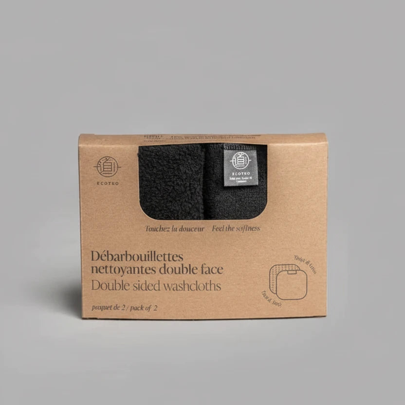 Ecotao - Pack de 2 débarbouillettes