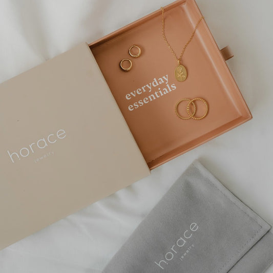 Horace - Coffret cadeau avec pochette en suède