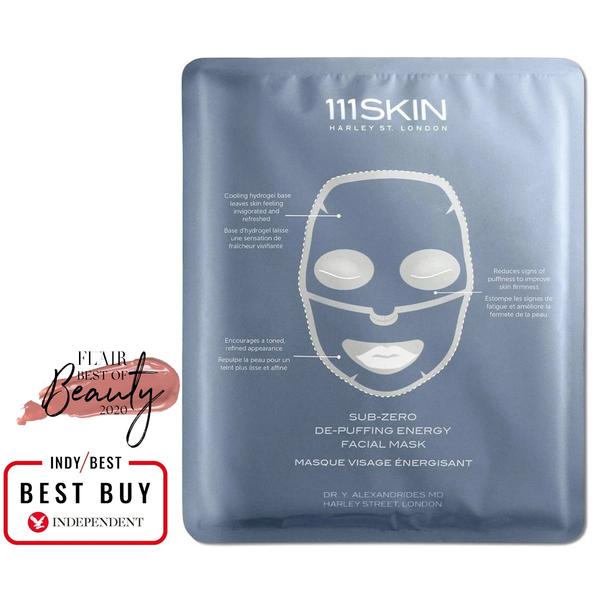 111Skin - Masque visage energisant cryo de-puffing