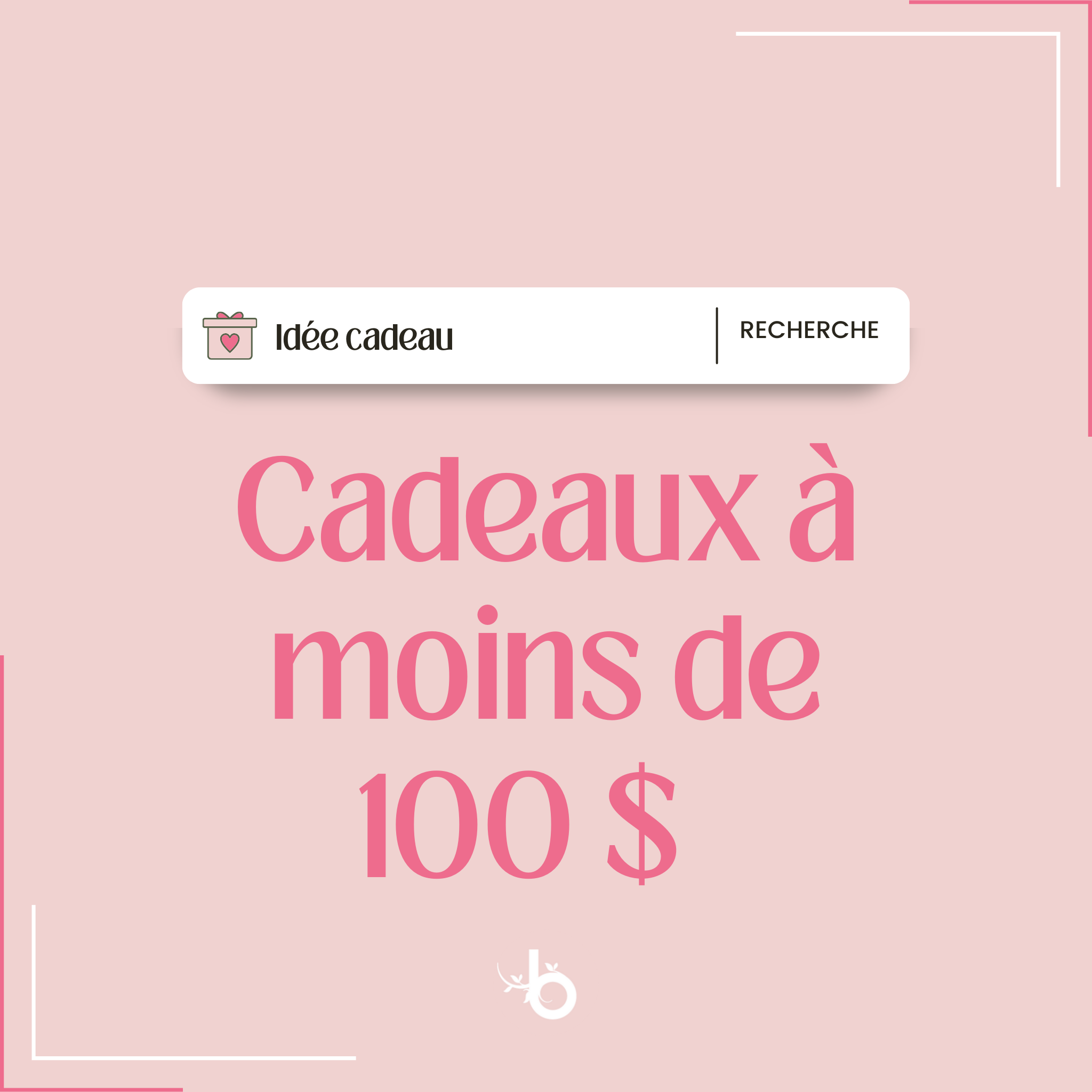 cadeaux à moins de 100 $