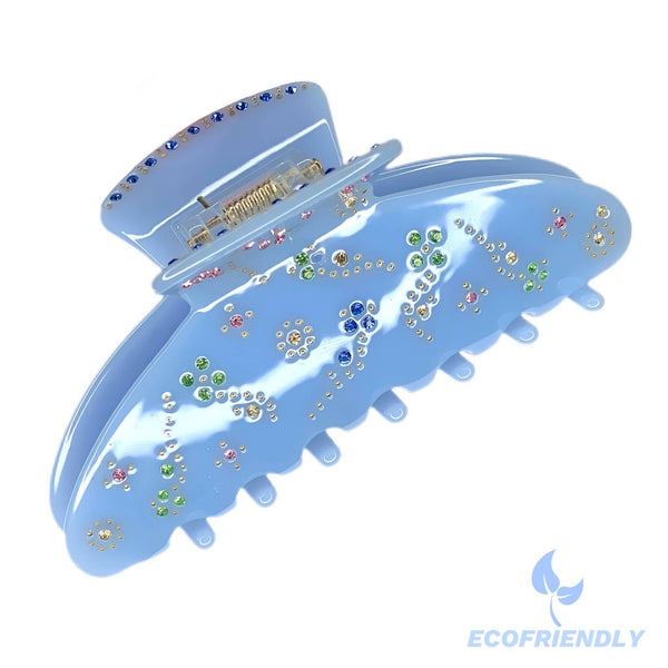 Honeylux -  Griffe Glam en acétate écologique - Bleu coucher de soleil