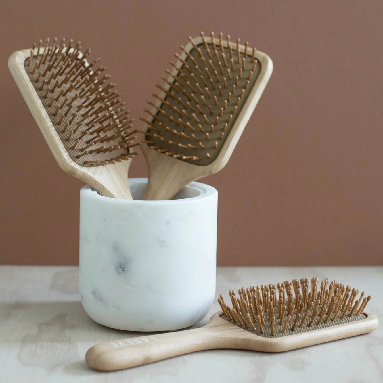 Lasève - Brosse à cheveux en bambou