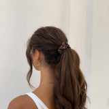 Honeylux - Mini-chouchou en soie biologique - Chocolat