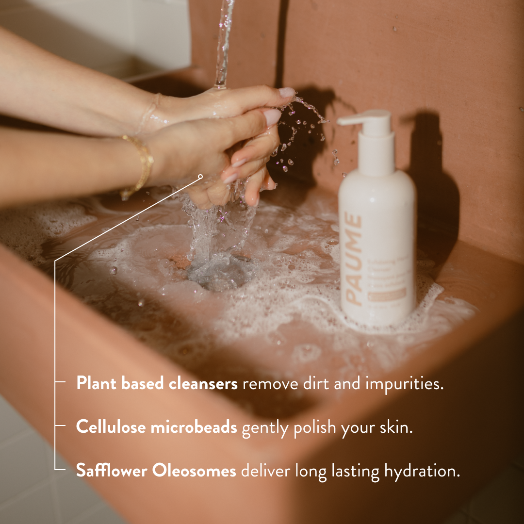Paume - Nettoyant exfoliant pour les mains