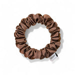 Honeylux - Mini-chouchou en soie biologique - Chocolat