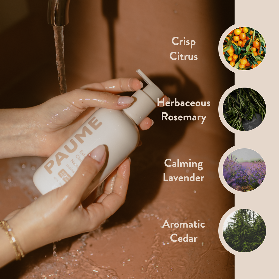 Paume - Nettoyant exfoliant pour les mains
