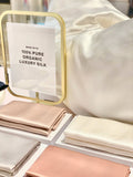 Honeylux - Taie d'oreiller Queen en soie organique - Rose
