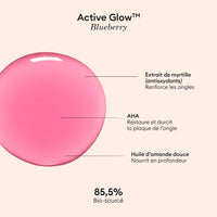 Manucurist - Vernis soin active glow "blueberry"