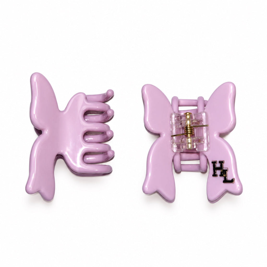 Honeylux - Pince mini nœud en acétate