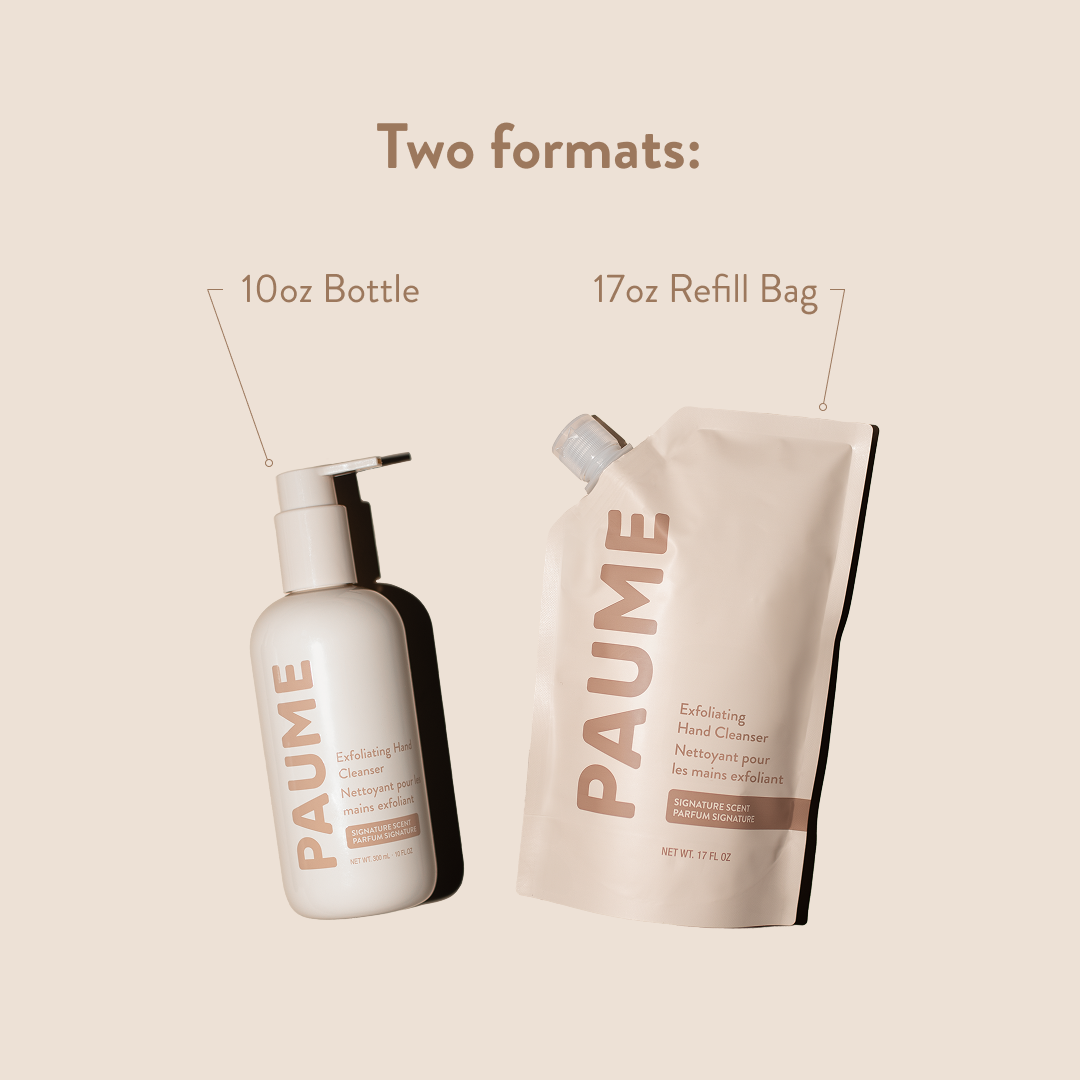 Paume - Nettoyant exfoliant pour les mains