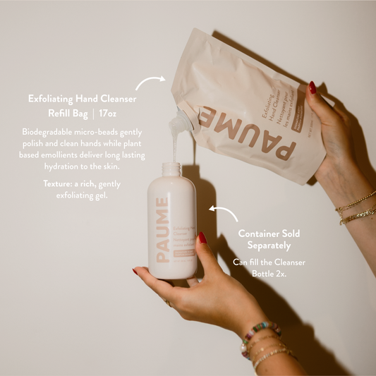 Paume - Recharge de nettoyant exfoliant pour les mains