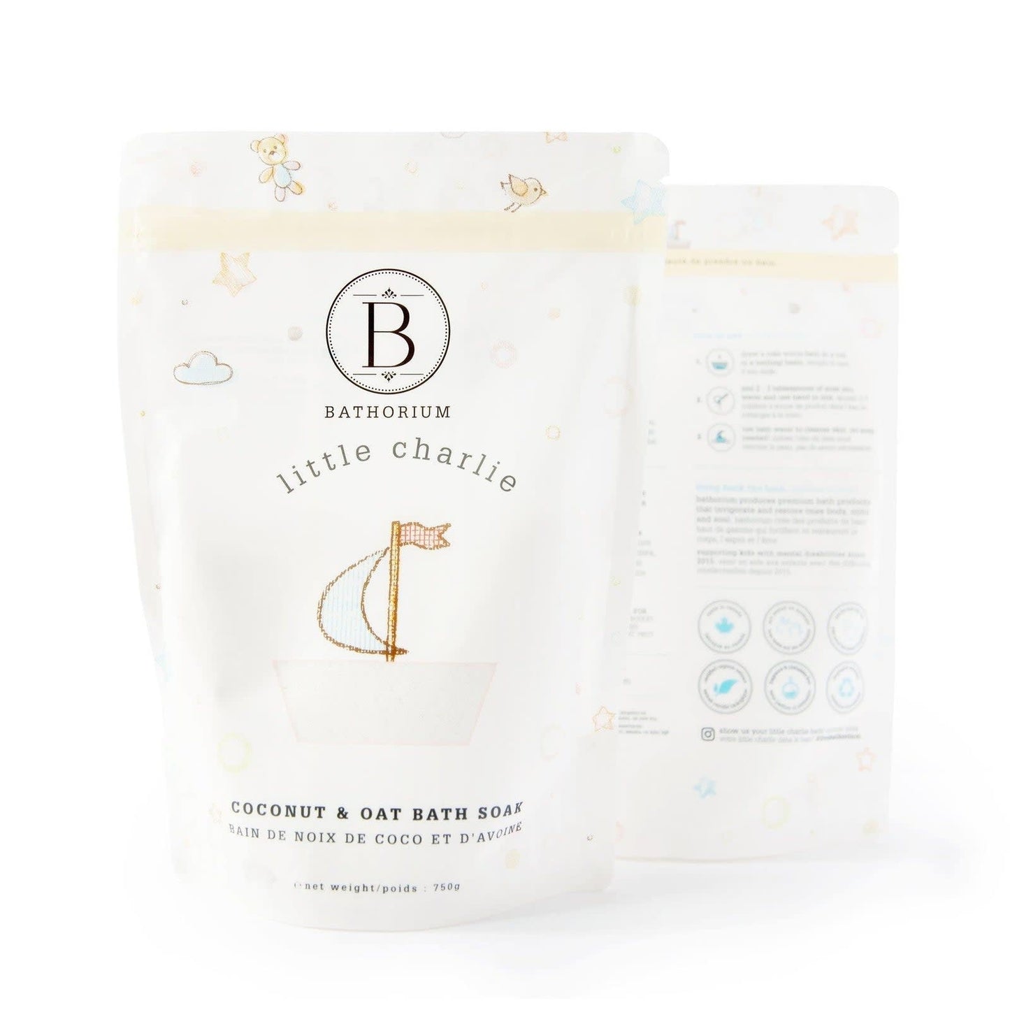 Bathorium - Bain de noix de coco et d'avoine pour enfants