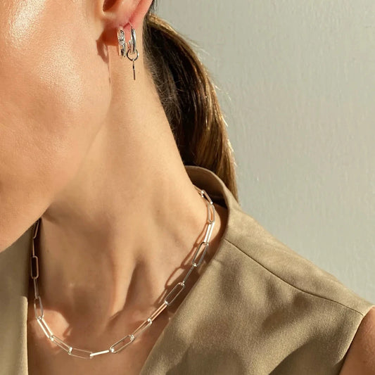 Summer Memories - Collier chunky paperclip
