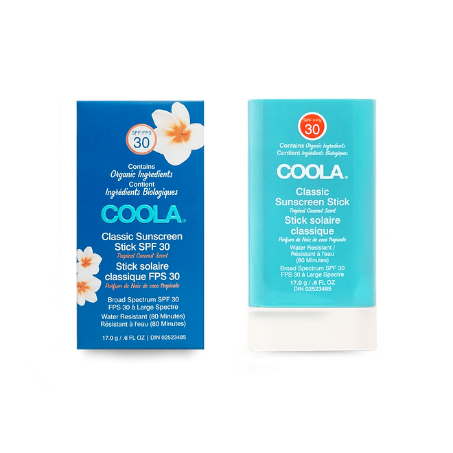 Coola - Stick solaire classique SPF 30 "Noix de coco tropicale"