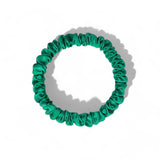 Honeylux - Chouchous en soie skinny " emerald "