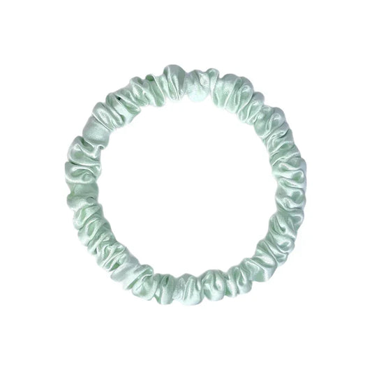 Honeylux - Chouchous en soie skinny " Mint "