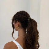 Honeylux - Chouchous en soie skinny " olive "