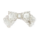 Honeylux - Barrette noeud papillon en acétate " perle "