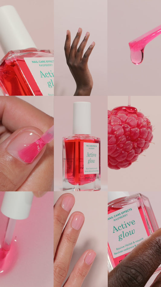 Manucurist - Vernis soin active glow "raspberry"