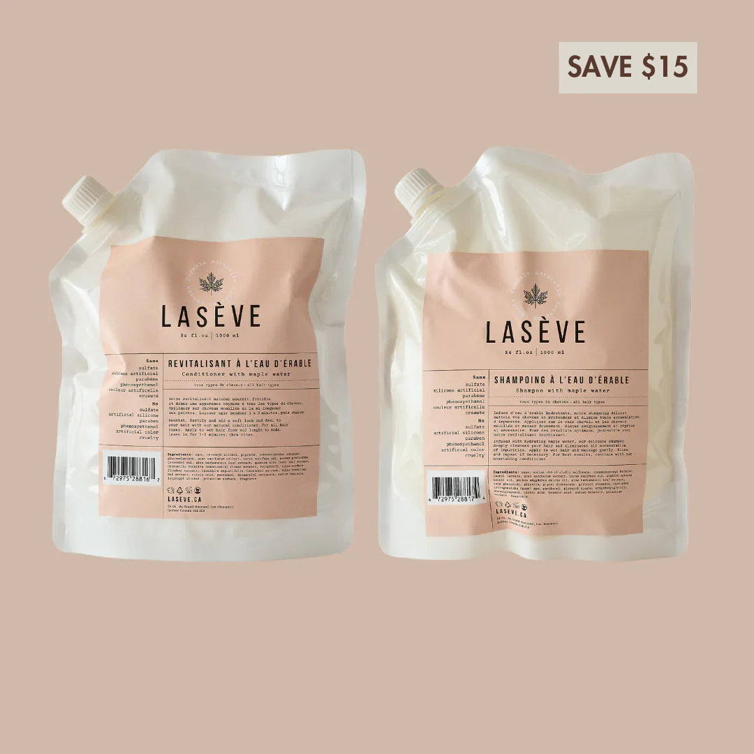 Lasève - Duo recharges shampoing + revitalisant