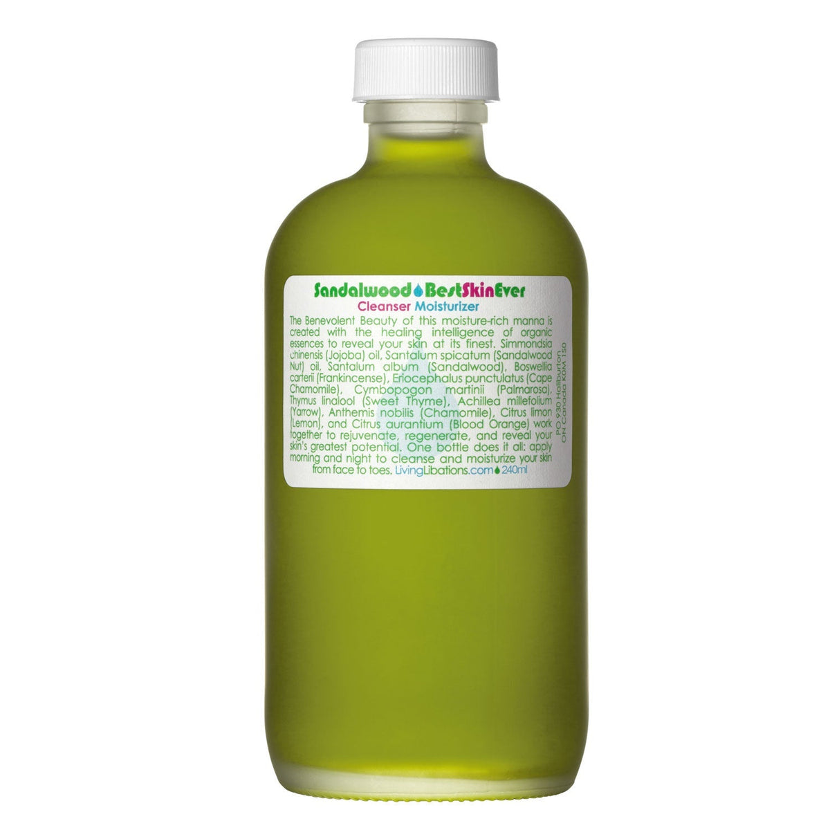 Living libations - Best skin ever sandalwood