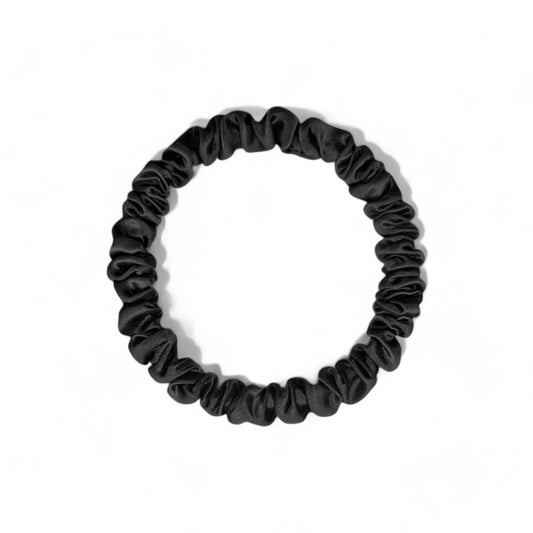 Honeylux - Chouchous en soie skinny - Noir