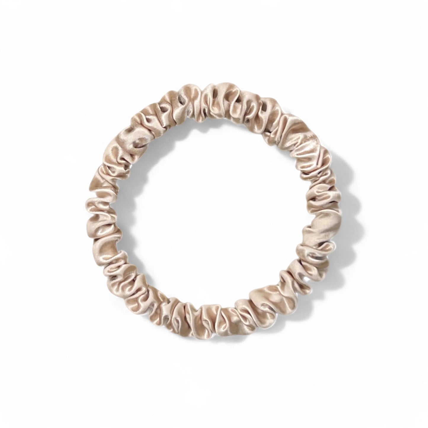 Honeylux - Chouchous en soie skinny - Champagne