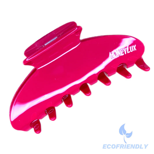 Honeylux - Pince à cheveux ronde en acétate " fuchsia "