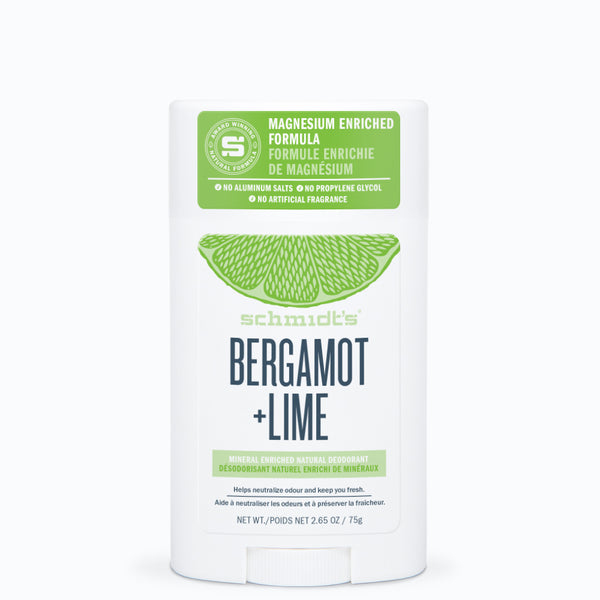 Schmidt's déodorant naturel ( Berganot et lime ) 3.25oz