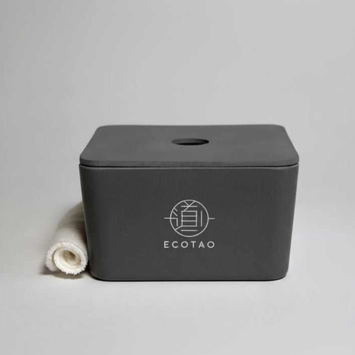 Ecotao - Coffret lingettes gris réutilisables