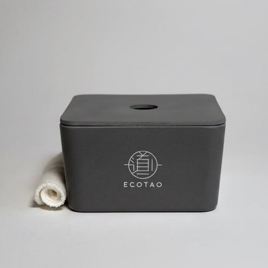 Ecotao - Coffret lingettes gris réutilisables