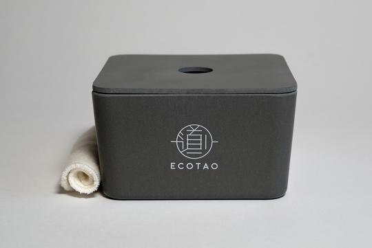 Ecotao - Coffret lingettes gris réutilisables