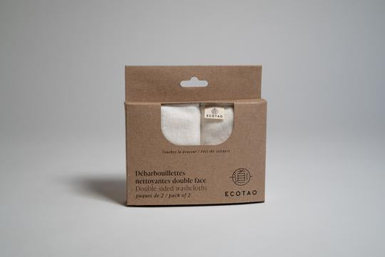 Ecotao - Pack de 2 débarbouillettes