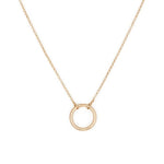 Treasurebox - Pendentif 'O' en Plaqué or
