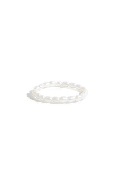 Treasurebox - Bague infini en perle d'eau douce