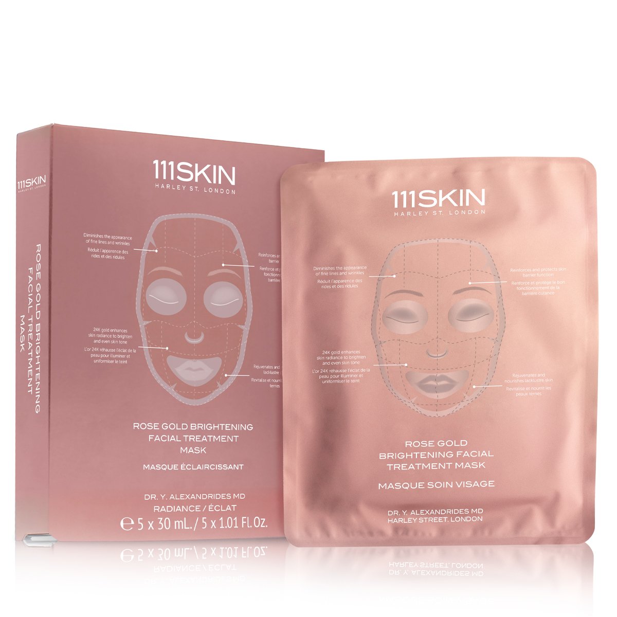 111Skin - Masque éclaircissant à l'or rose