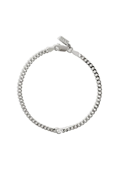 Treasurebox - Bracelet solitaire audacieux en argent