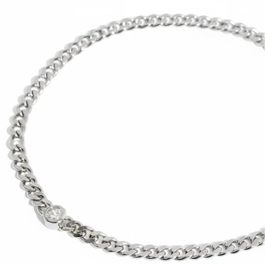Treasurebox - Bracelet solitaire audacieux en argent
