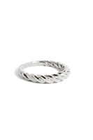 Treasurebox - Bague tressé maxi en argent