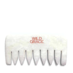 Wild grâce - Peigne cristal jade blanc