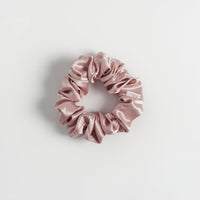 Seda - Scrunchie pure soie "Rose poudré"