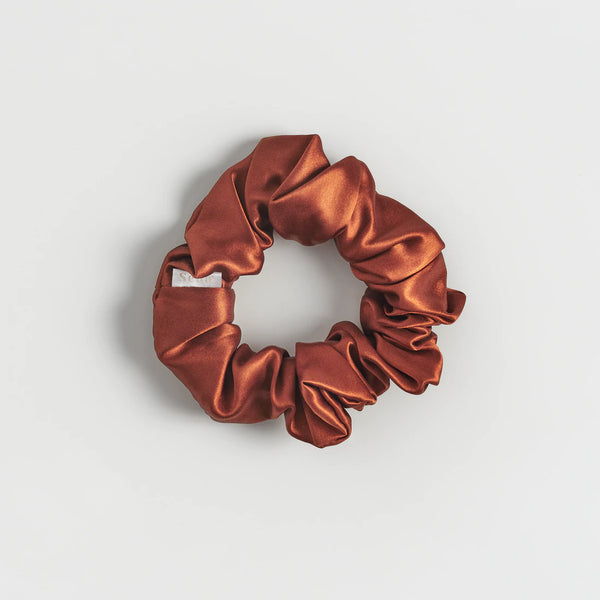 Seda - Scrunchie pure soie "Terracotta"