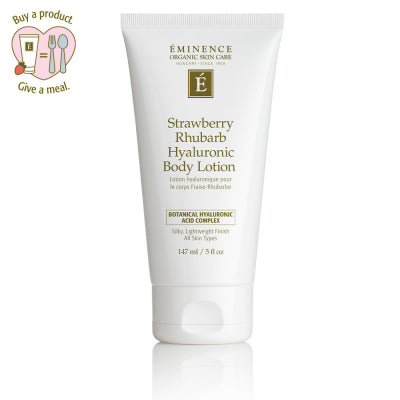 Éminence - lotion corporelle aux rhubarbe et fraises