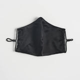 Seda - Couvre-visage pure soie "Noir"