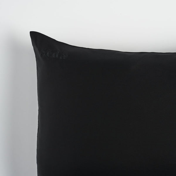 Seda - Taie d’oreiller pure soie "Noir"